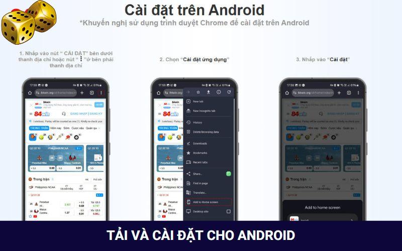 Tải và cài đặt app Go8 cho phiên bản Android